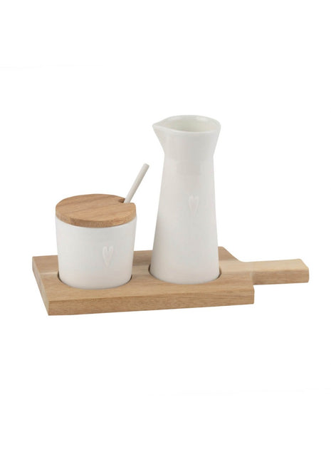 Räder melk en suiker set koffie Little Friends - hart - 14271