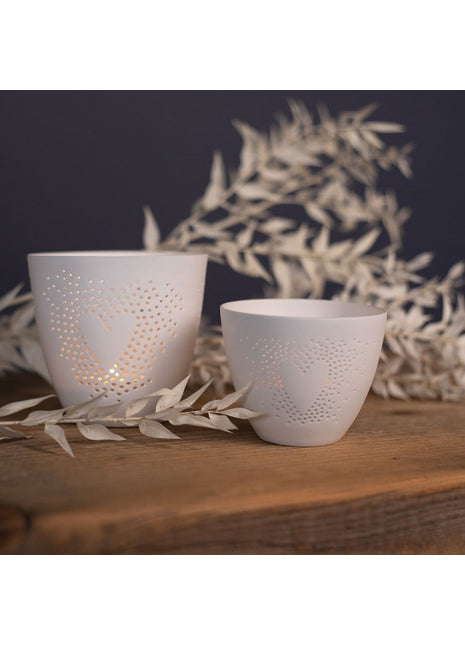 Räder theelicht porselein wit - hart - groot 10021