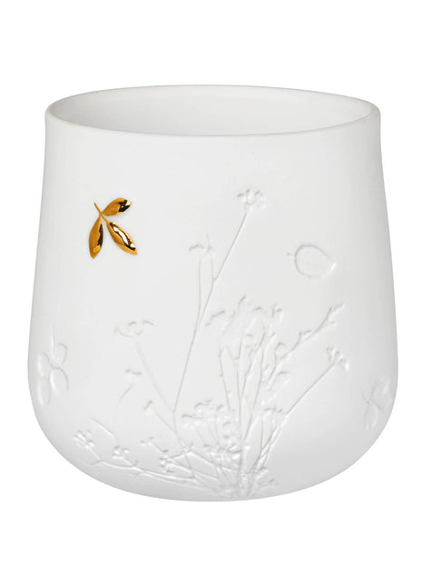 Räder theelicht Tale met gouden blad 14134