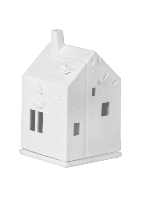 Räder theelicht huis boomhuis wit porselein 15112
