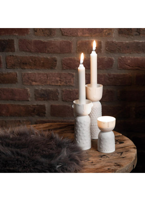 Räder Lucia kandelaar porselein wit 90202 