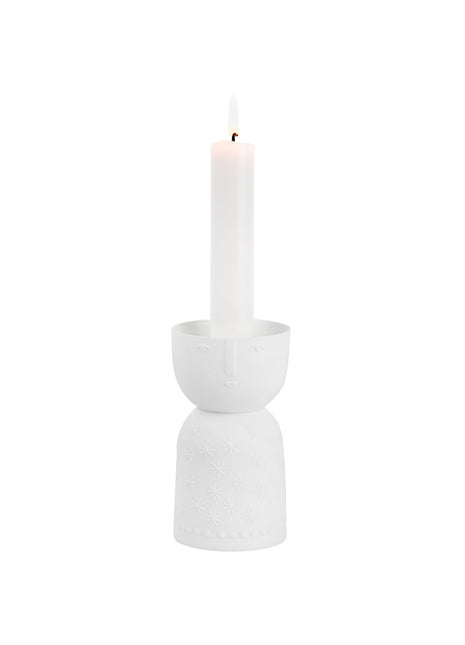 Räder Stella kandelaar porselein wit 90200
