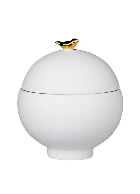 Räder potje met deksel met gouden vogel 12551