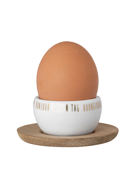 Räder houten eierdopje Good Day met bordje 13753