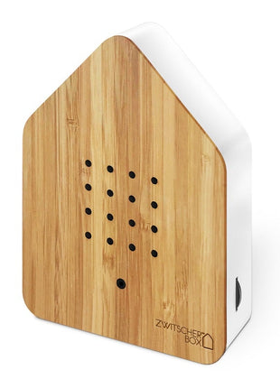relaxound zwitscherbox wood hout bamboo vogelhuisje sensor beweging 